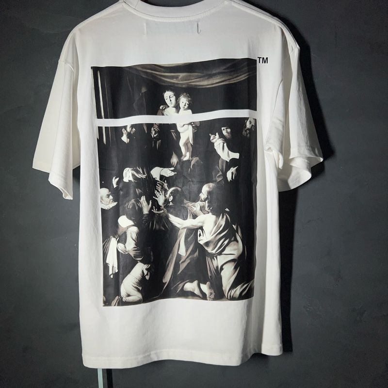 Camiseta Off White Caravaggio | Off-White Nunca Usado 111135112