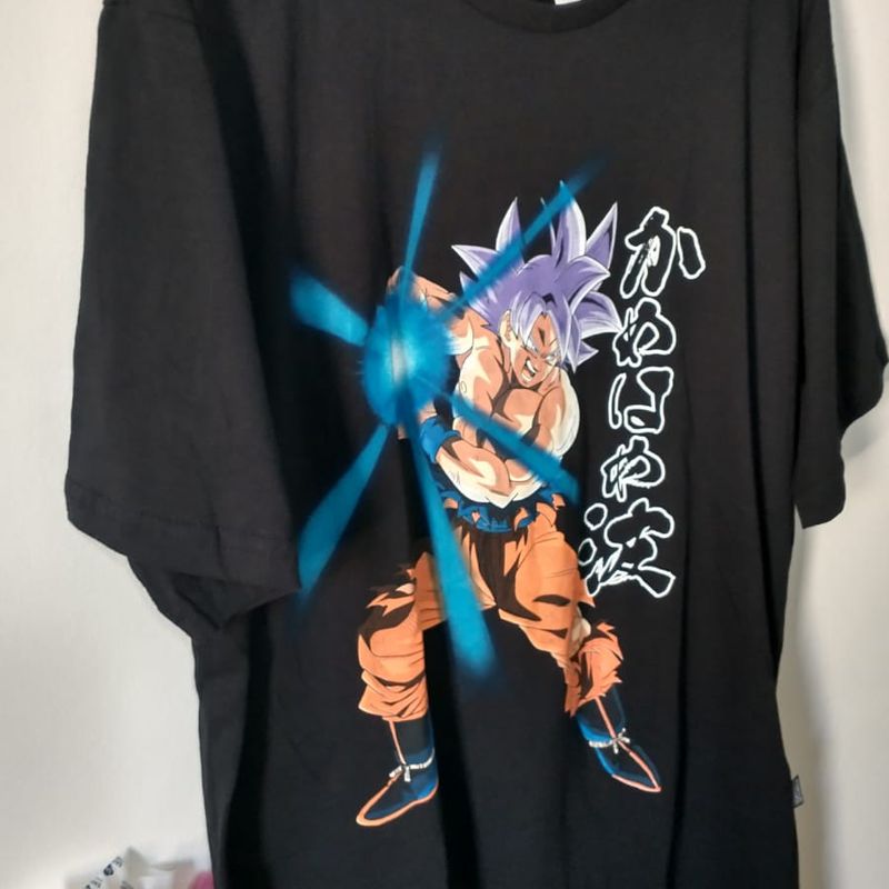 Camiseta Camisa Goku Instinto Superior Completo Dragon Ball