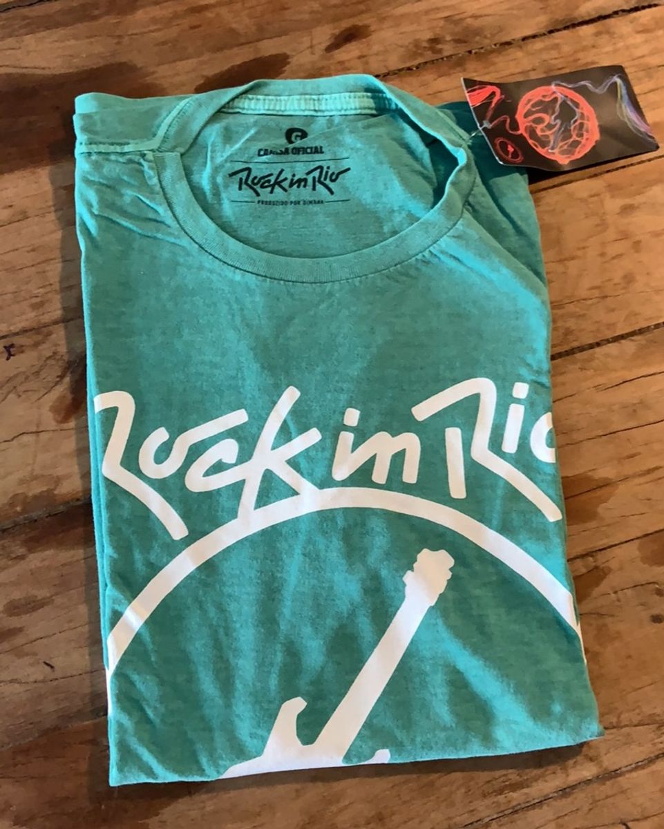 Camiseta Oficial Rock In Rio | Camiseta Masculina Rock In Rio Nunca ...
