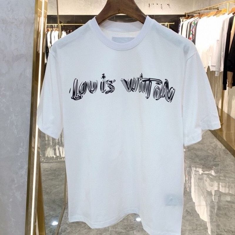 Camiseta Masculina Branca - LV