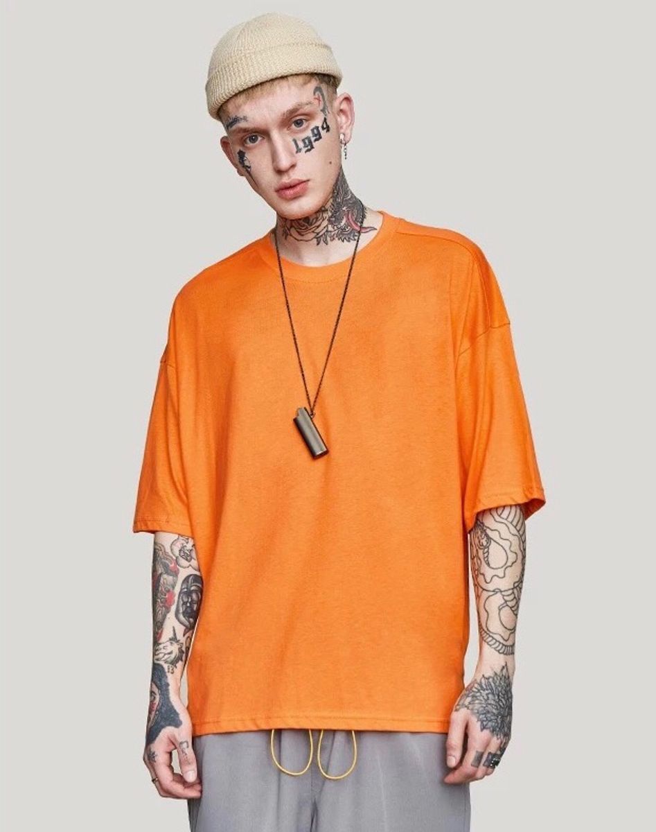 Camiseta Oversized Laranja