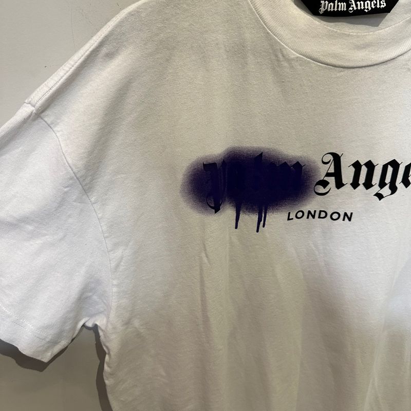 Camiseta Palm Angels Paris Sprayed Black