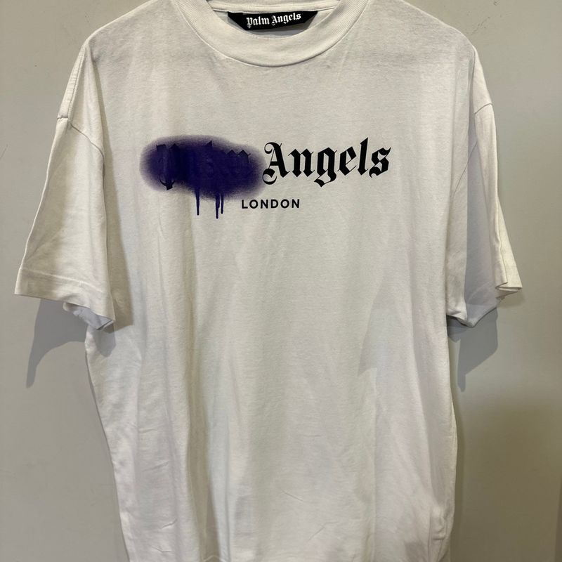 Camiseta Palm Angels  Camiseta Masculina Palm Angels Usado