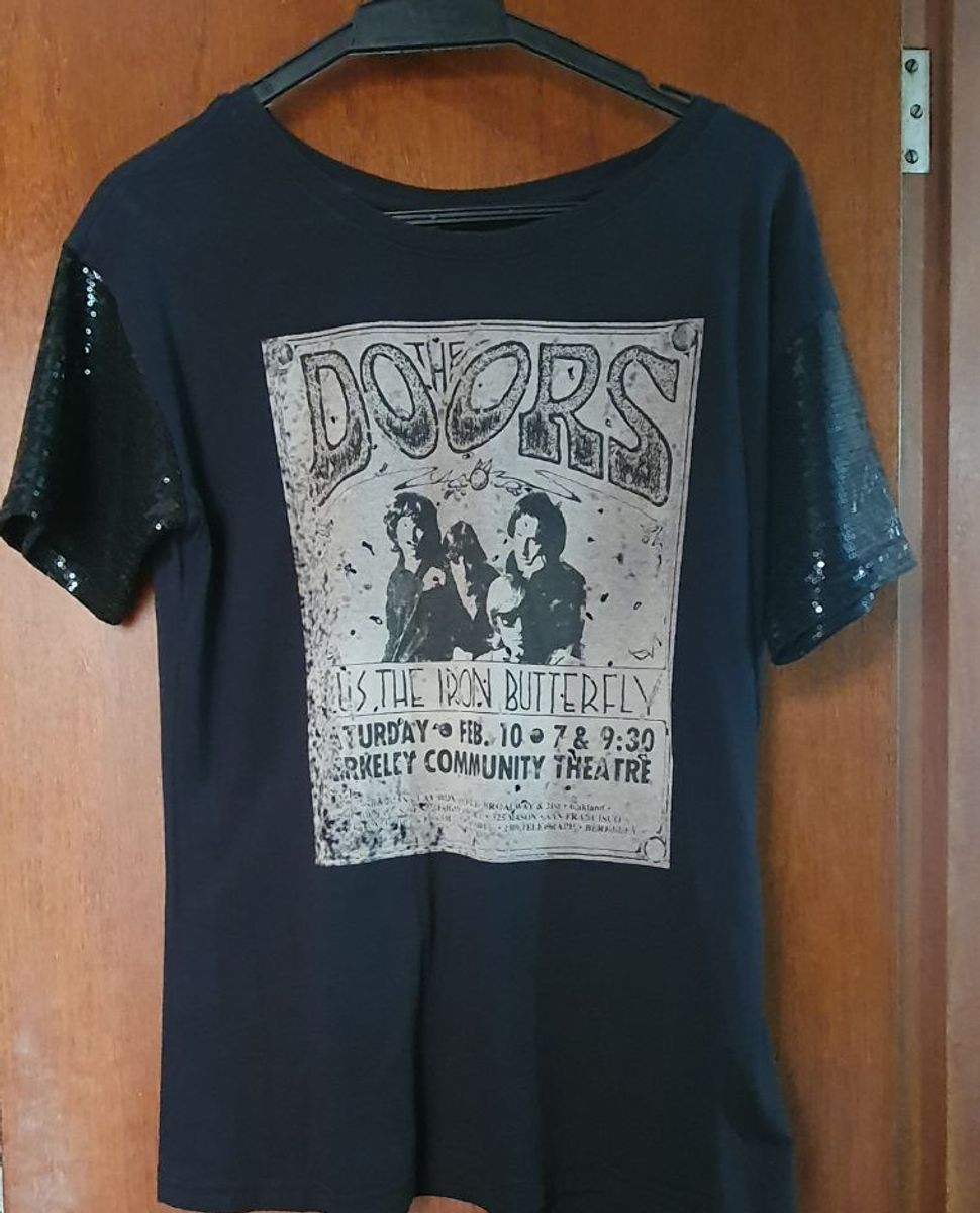 Camiseta Pat Pats The Doors Camiseta Feminina Pat Pats Nunca Usado