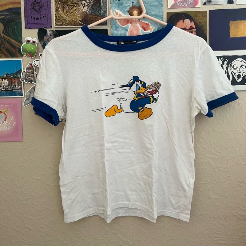 Camiseta pato donald zara 2025