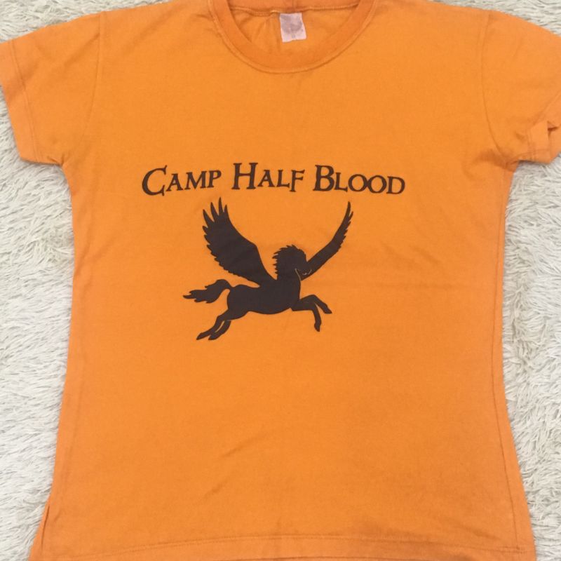 Camiseta camp half blood percy jackson camisa unissex
