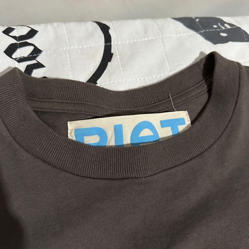Camiseta Piet Peace Sign Oversized Estampa Puff | Camiseta