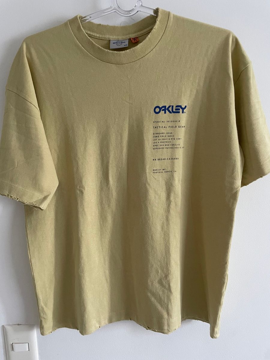 Camiseta Oakley X Piet Metal Tee, Camiseta Masculina Oakley Piet Usado  83843534