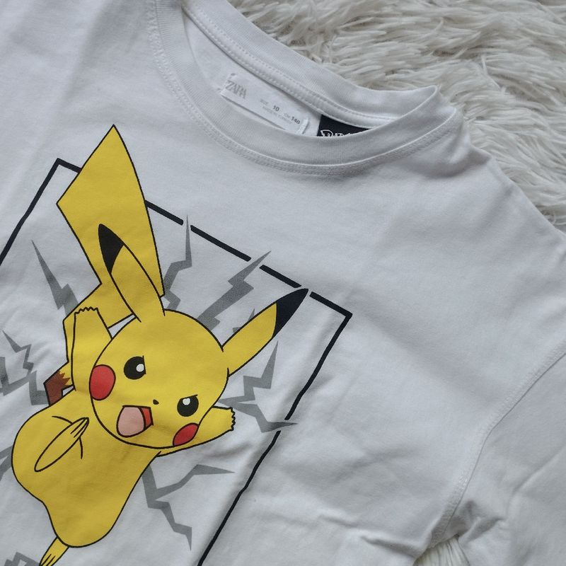 Camiseta Pokemon Zara Zara Usado 109480365 enjoei