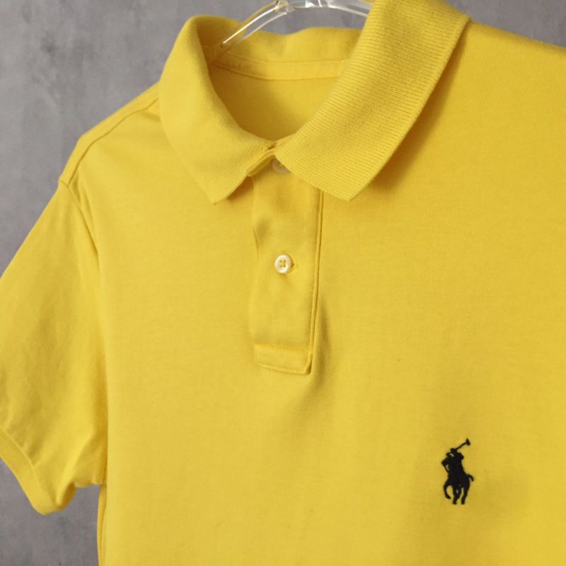 Camisa Masculina Polo Ralph Lauren Amarela - Dona Chica Brechó Online