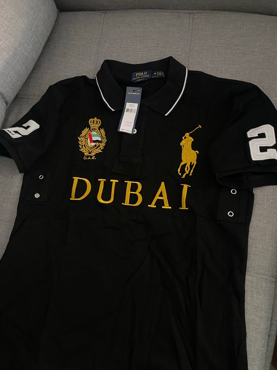 Polo Ralph Lauren DUBAI ポロシャツ 黒 2 Camiseta Polo Ralph Lauren Dubai (Chief Keef) | Ralph Lauren Nunca