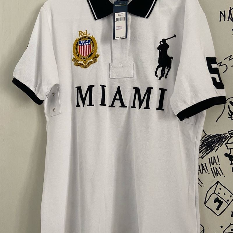 Polo Ralph Lauren MIAMI ポロシャツ 5 polo ralph lauren preto azul marinho branco dourado miami