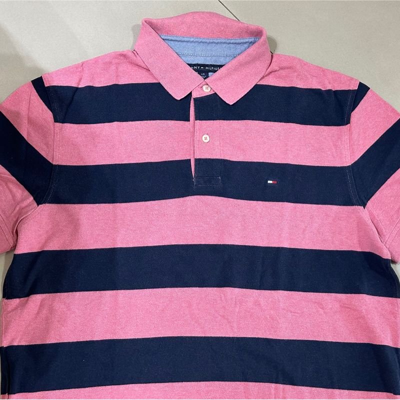 Camisa Polo Tommy Hilfiger Listrada feminina