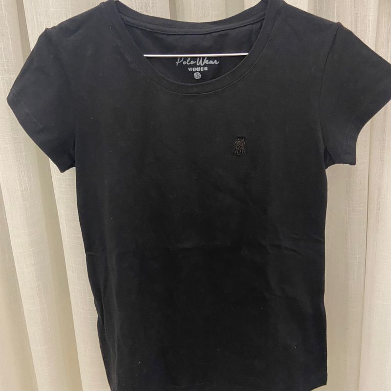 Camiseta Básica Preta Polowear Polo Wear Nunca Usado 83600674