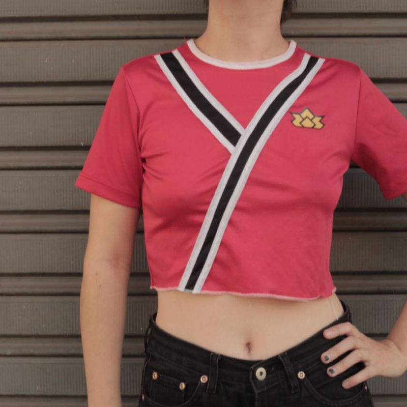 Camiseta Infantil Power Ranger Rosa