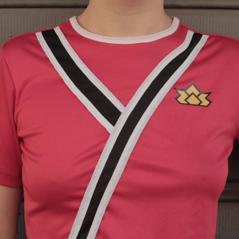 Camiseta Infantil Power Ranger Rosa