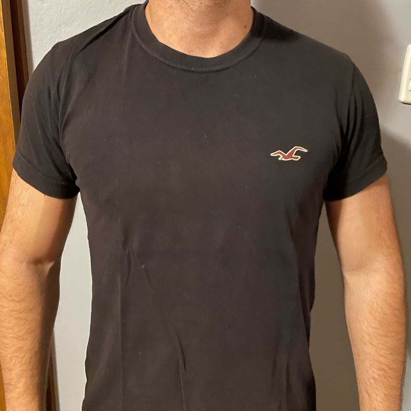 Camisa sales hollister preta