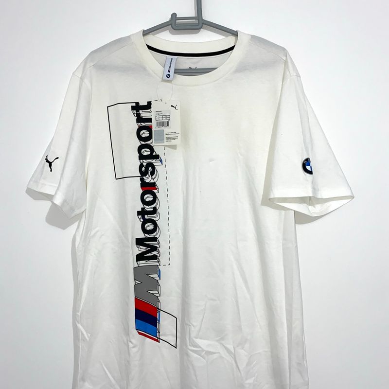 Camiseta Puma Bmw Motorsport Branca Camiseta Masculina Puma Usado 97077583 enjoei