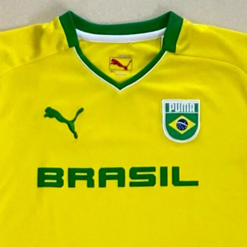 Camiseta Puma Brasil  Roupa Infantil para Menino Puma Usado