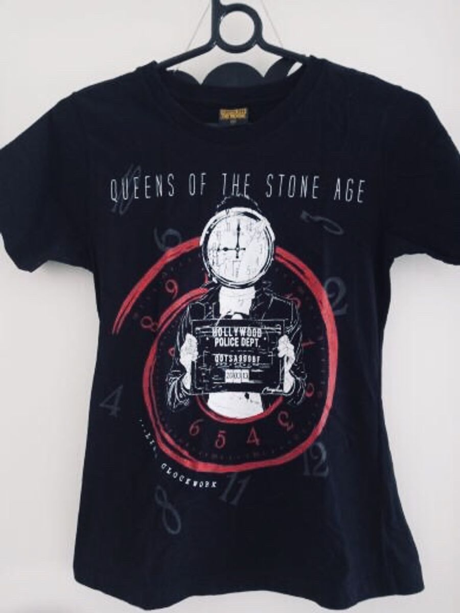 T-shirt Unisexe Retro Queens Of The Stone Age Manches Courtes - Toutes Tailles - Neuf Avec étiquettes
