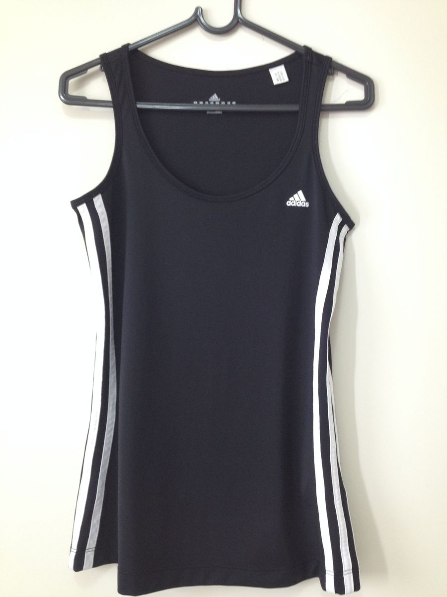 camiseta regata feminina adidas