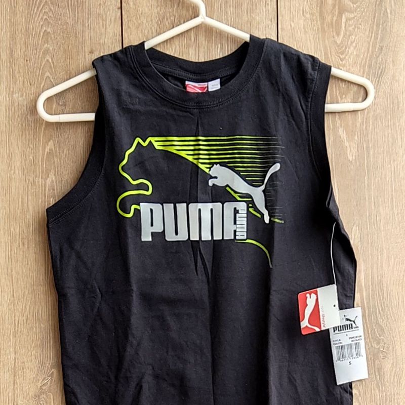 Camiseta Puma Brasil, Roupa Infantil para Menino Puma Usado 87843308
