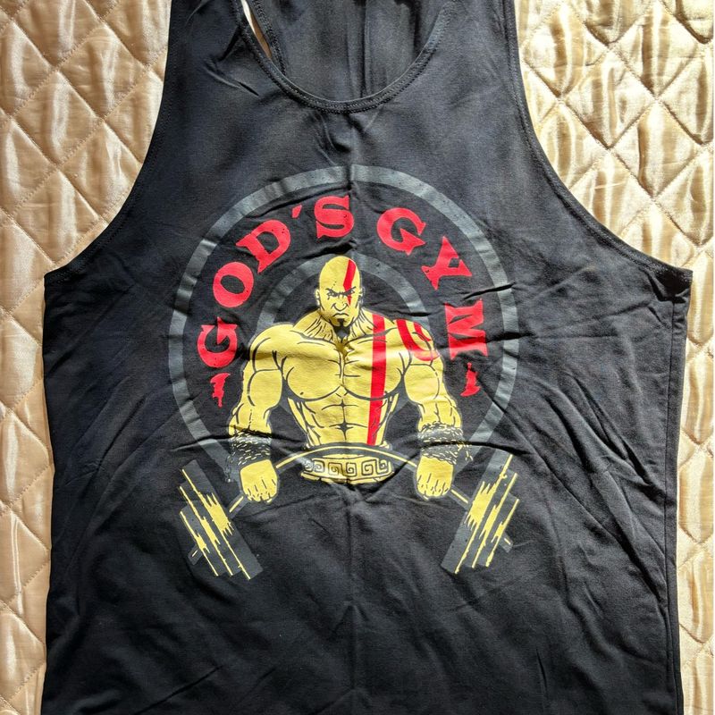 Camiseta Regata Musculacao Treino Gold Gym Gold Gym Nunca Usado 102879762 enjoei