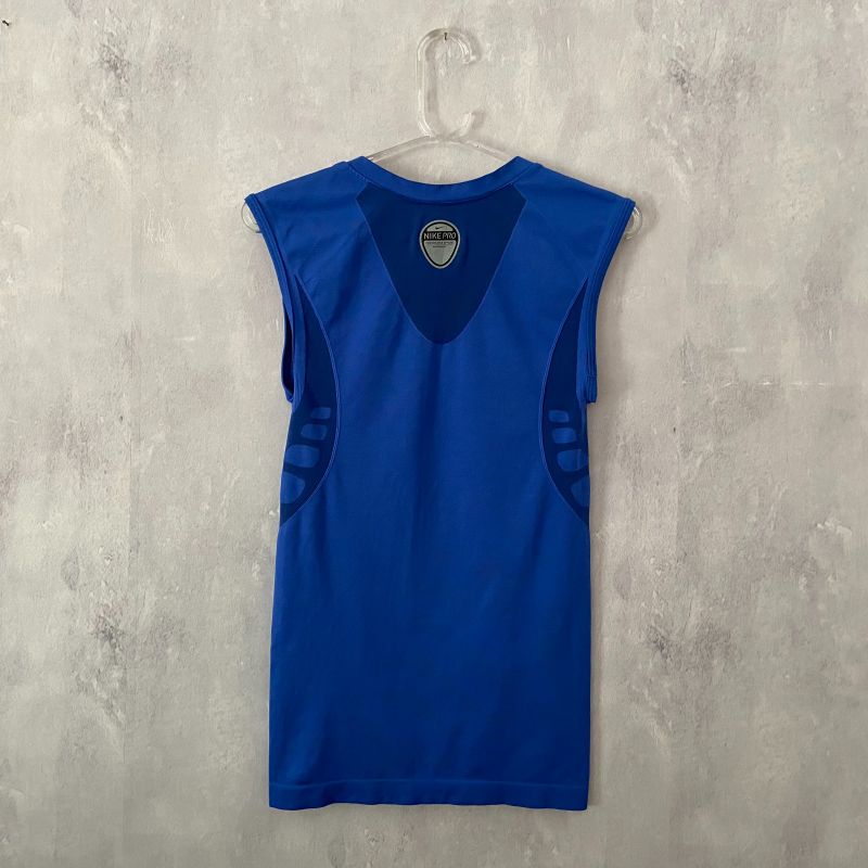 Camiseta Regata Nike Pro Performance Apparel Azul - Slim - Pro