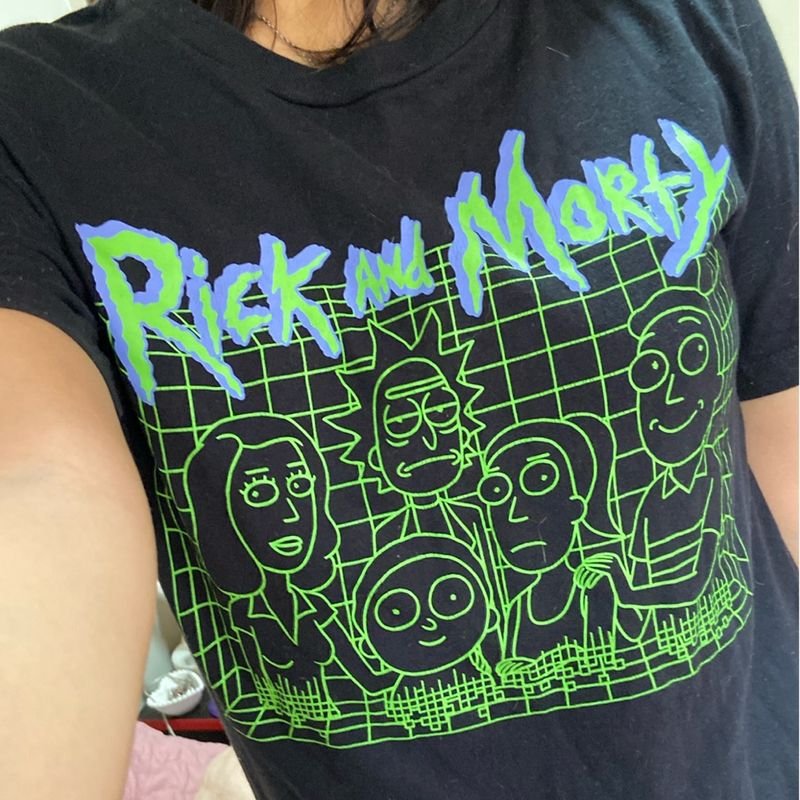 Camiseta Raglan Rick and Morty Desenho Feminina04 - DESIGN T-SHIRT