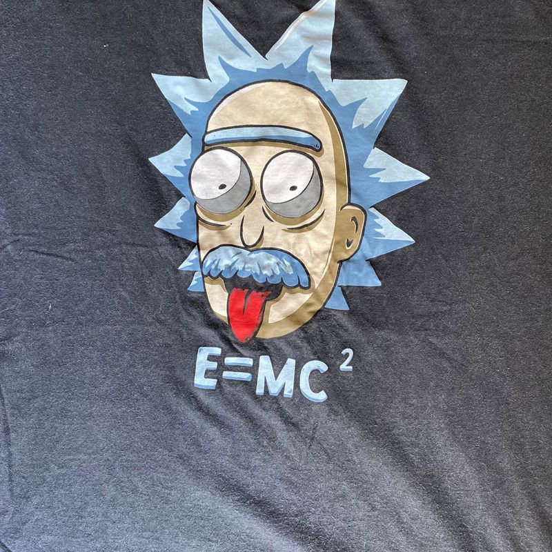 Camiseta Rick do Rick And Morty Como Albert Einstein e a Fórmula da Energia  Camiseta Feminina Usado 85154224 enjoei