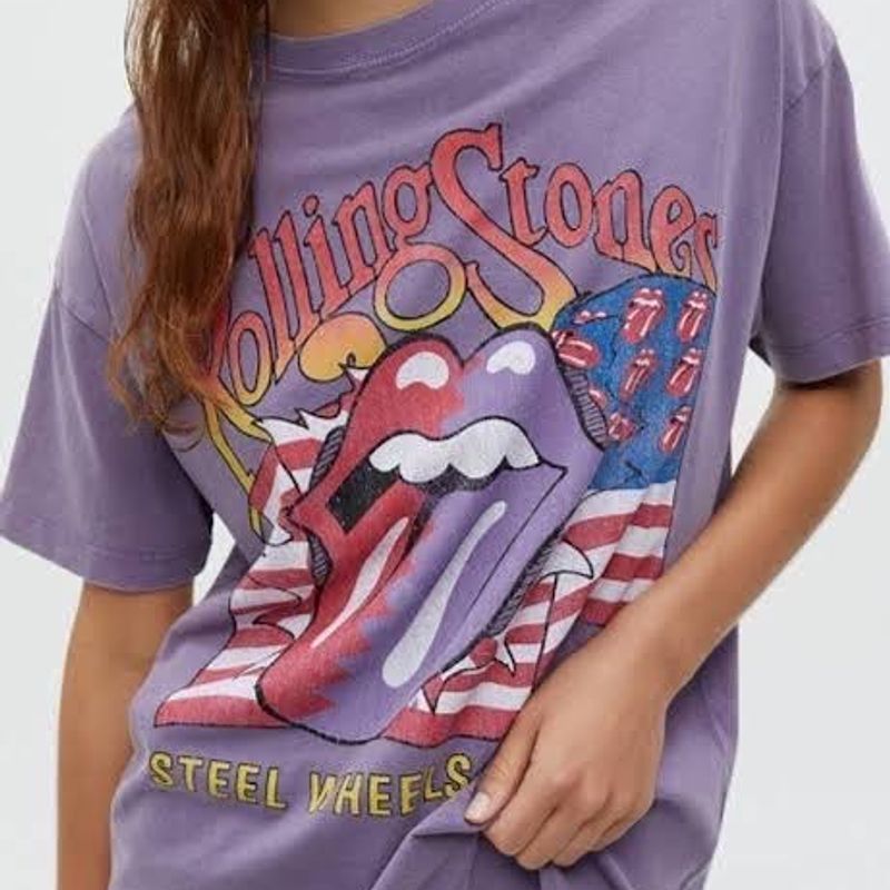 Camiseta rolling stones pull and bear sale