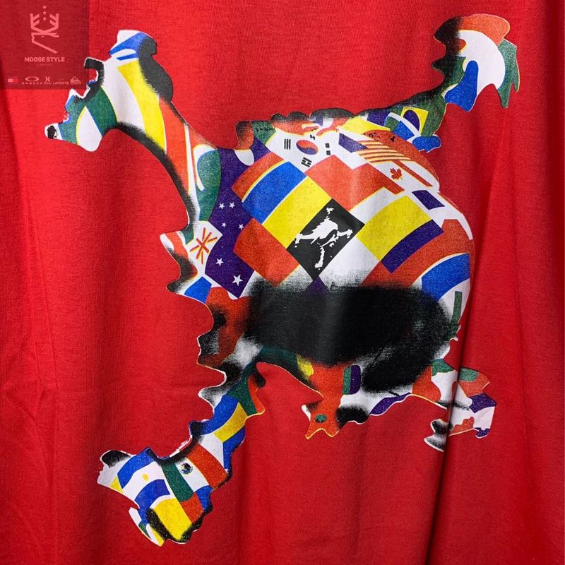 Camiseta Oakley Skull World Países | Camiseta Masculina Oakley Nunca Usado  75760448 | enjoei