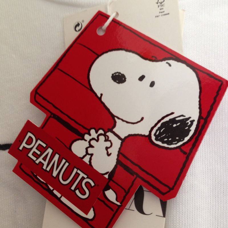 Camiseta Snoopy Zara Zara Nunca Usado 96960757 enjoei