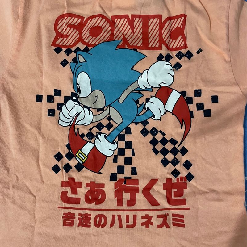 Camiseta Sonic Zara Kids Roupa Infantil para Menino Zara Usado 83429422 enjoei