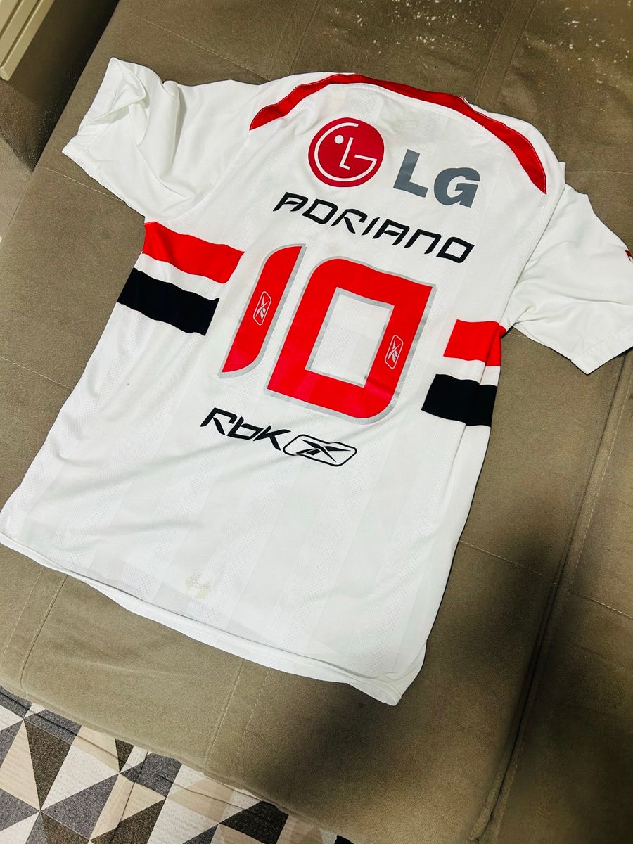 Camiseta Spfc Adriano Imperador Autografa Pelo Raí | Camisa Masculina ...