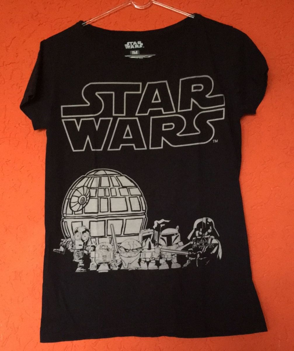 camiseta star wars feminina riachuelo
