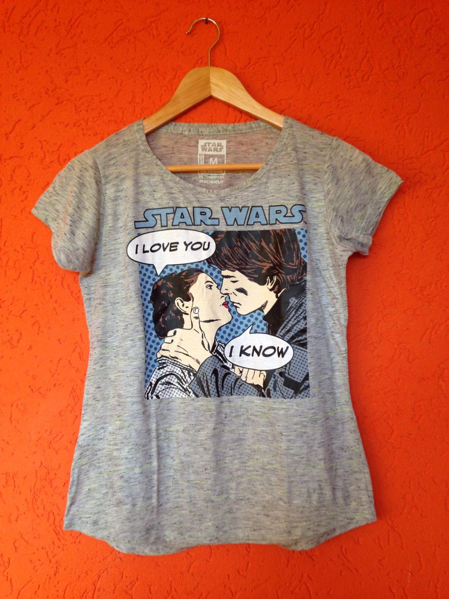 camiseta star wars feminina riachuelo