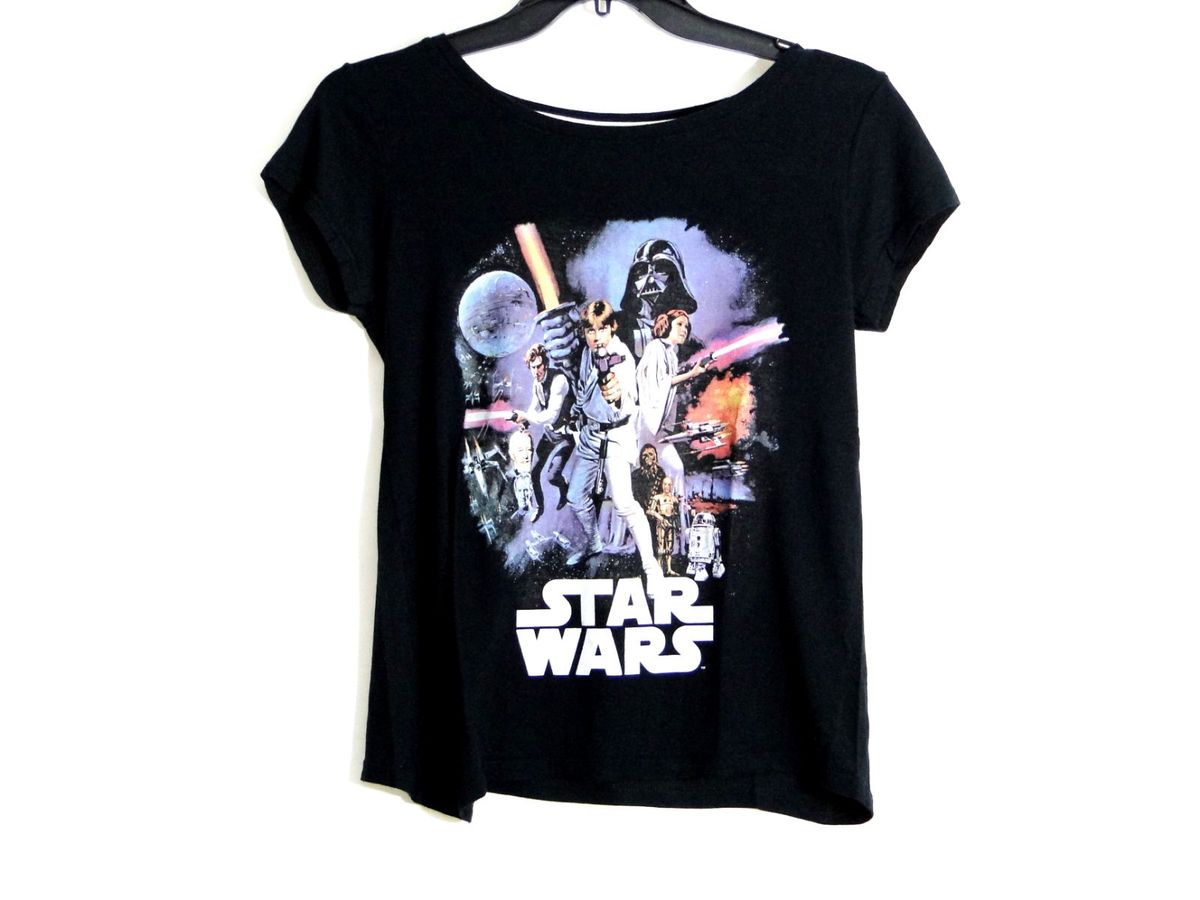 camisa feminina star wars