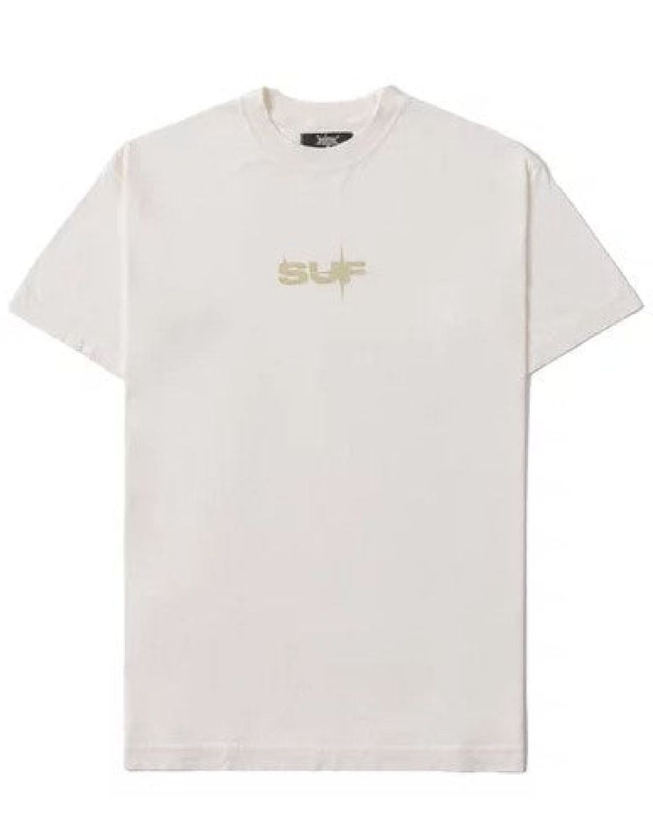 Camiseta Sufgang/ Oversized Branca | Camiseta Masculina Sufgang Nunca