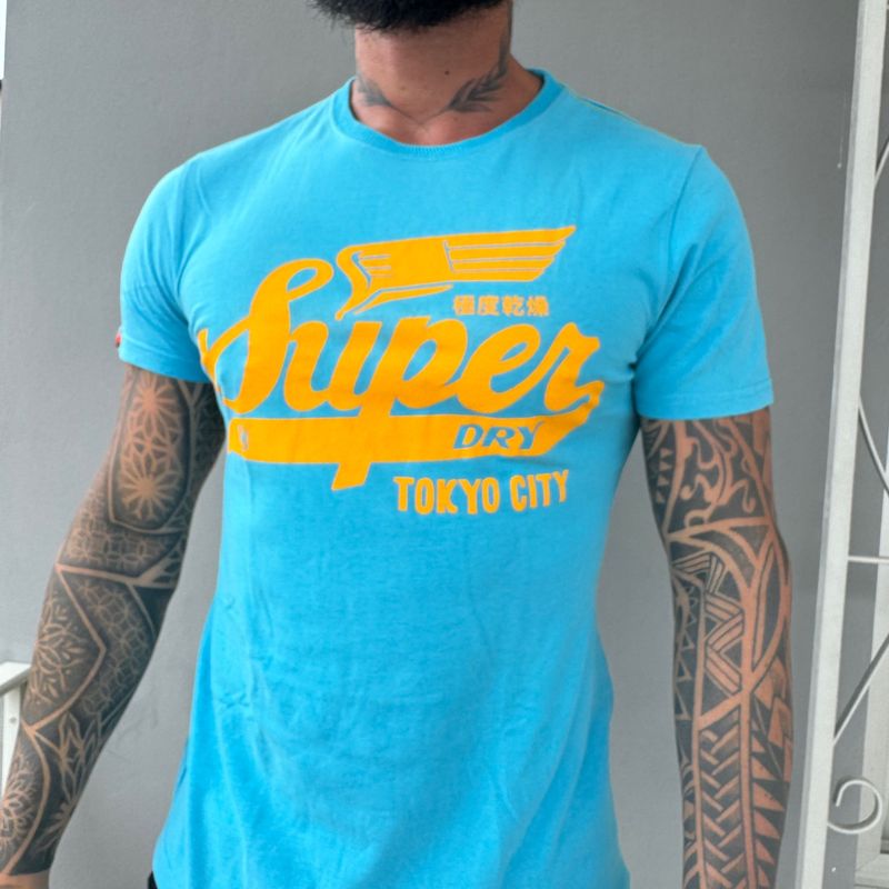 Camiseta Super Dry, Marca Inglesa. Tam G, Camiseta Masculina Superdry  Nunca Usado 96553539