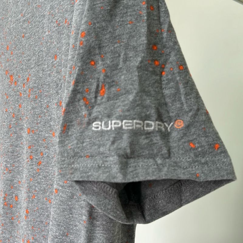 Camiseta Superdry Original Luz Negra, Camiseta Masculina Superdry Usado  96073740