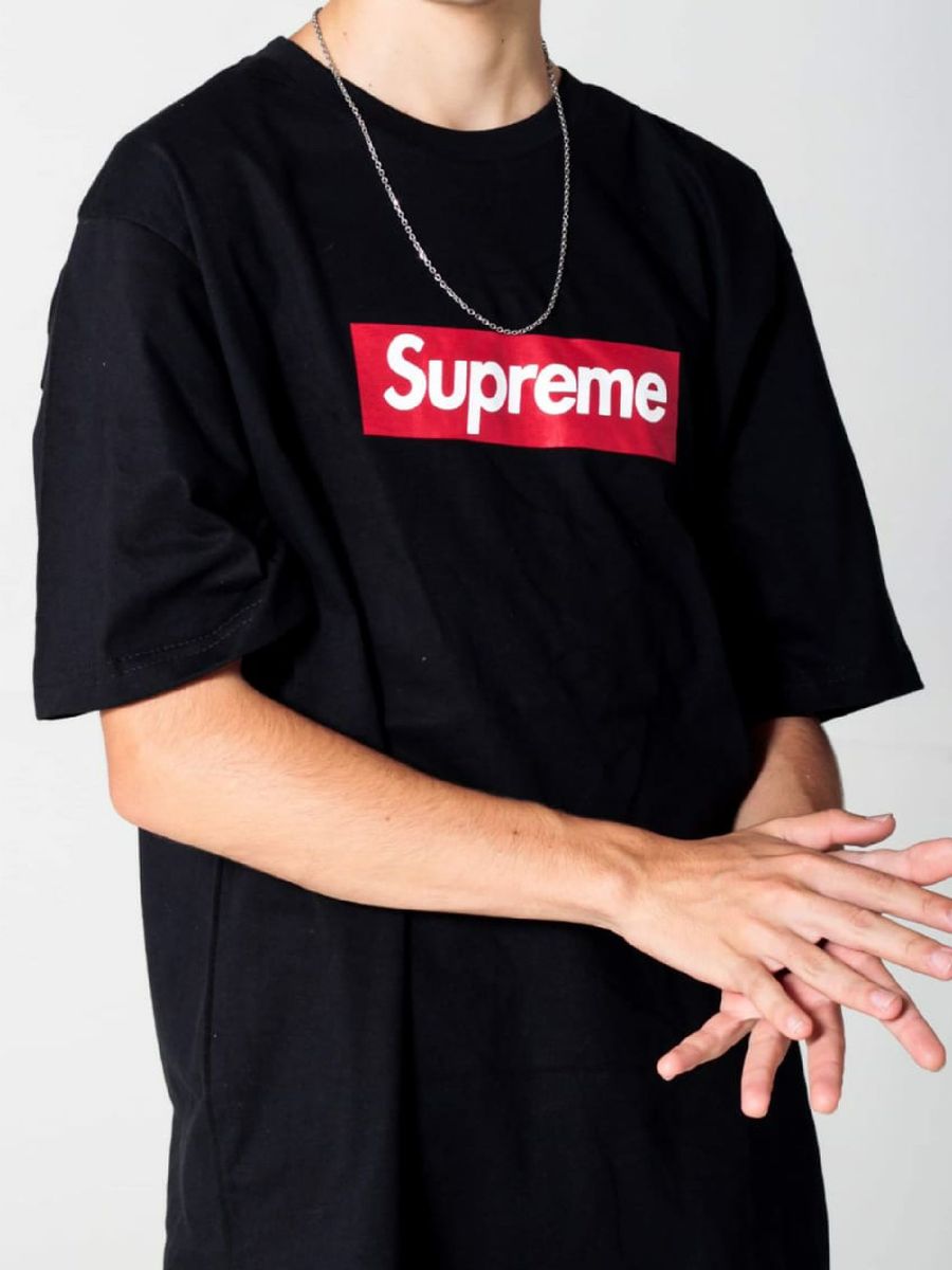 Camiseta Supreme 100 Algodão Camiseta Masculina Supreme Novo