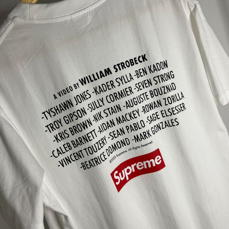 Camiseta Supreme Play Dead Tamanho M | Camiseta Masculina Supreme