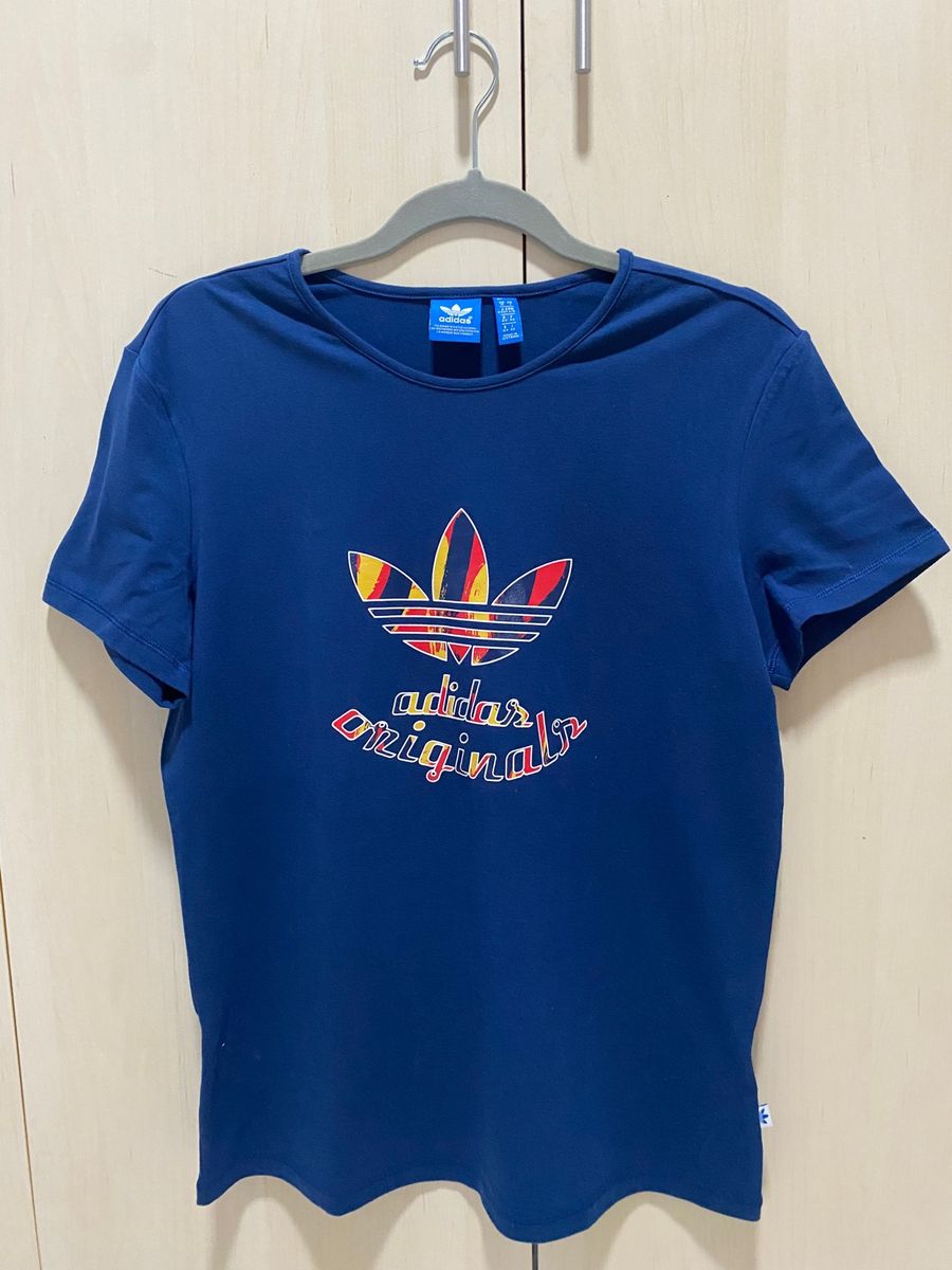 Camisa adidas cheap azul feminina