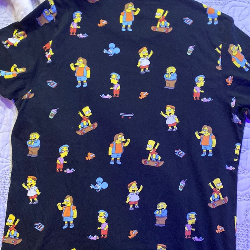 Camisa social hot sale simpsons