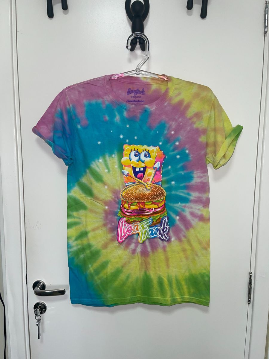 Camiseta bob esponja tie dye hot sale