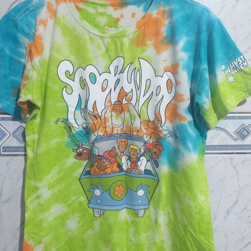 Camiseta Tie Dye Scooby Doo  Roupa Infantil para Menino Piticas