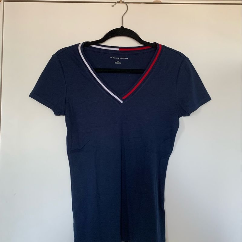 Camiseta Tommy Original  Camiseta Feminina Tommy Hilfiger Nunca