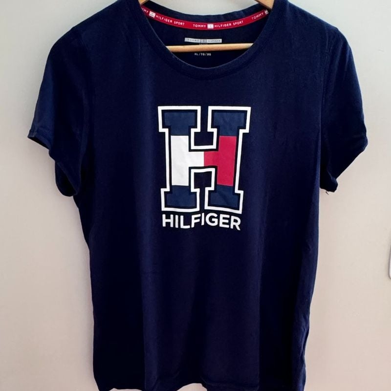 Camiseta Tommy Hilfiger Original , Tamanho Xl | Blusa Feminina Tommy  Hilfiger Usado 102781082 | enjoei