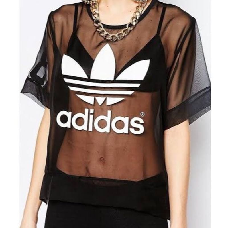 Camiseta adidas hot sale transparente